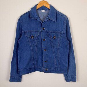 Vintage Denim Jacket 70s Medium Wash